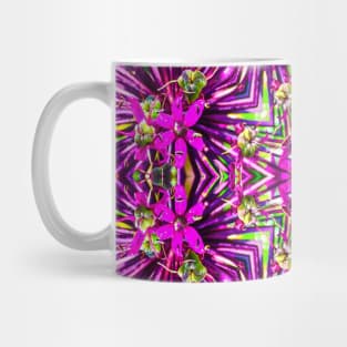 Beautiful purple flower patterns. Mug